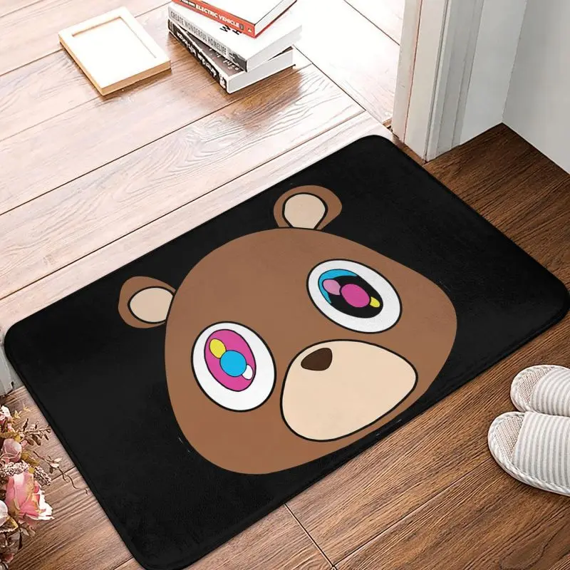 Custom Kanye West Ye Bear Doormat Mat Anti-Slip Kitchen Bathroom Garage Rug Carpet 40*60cm