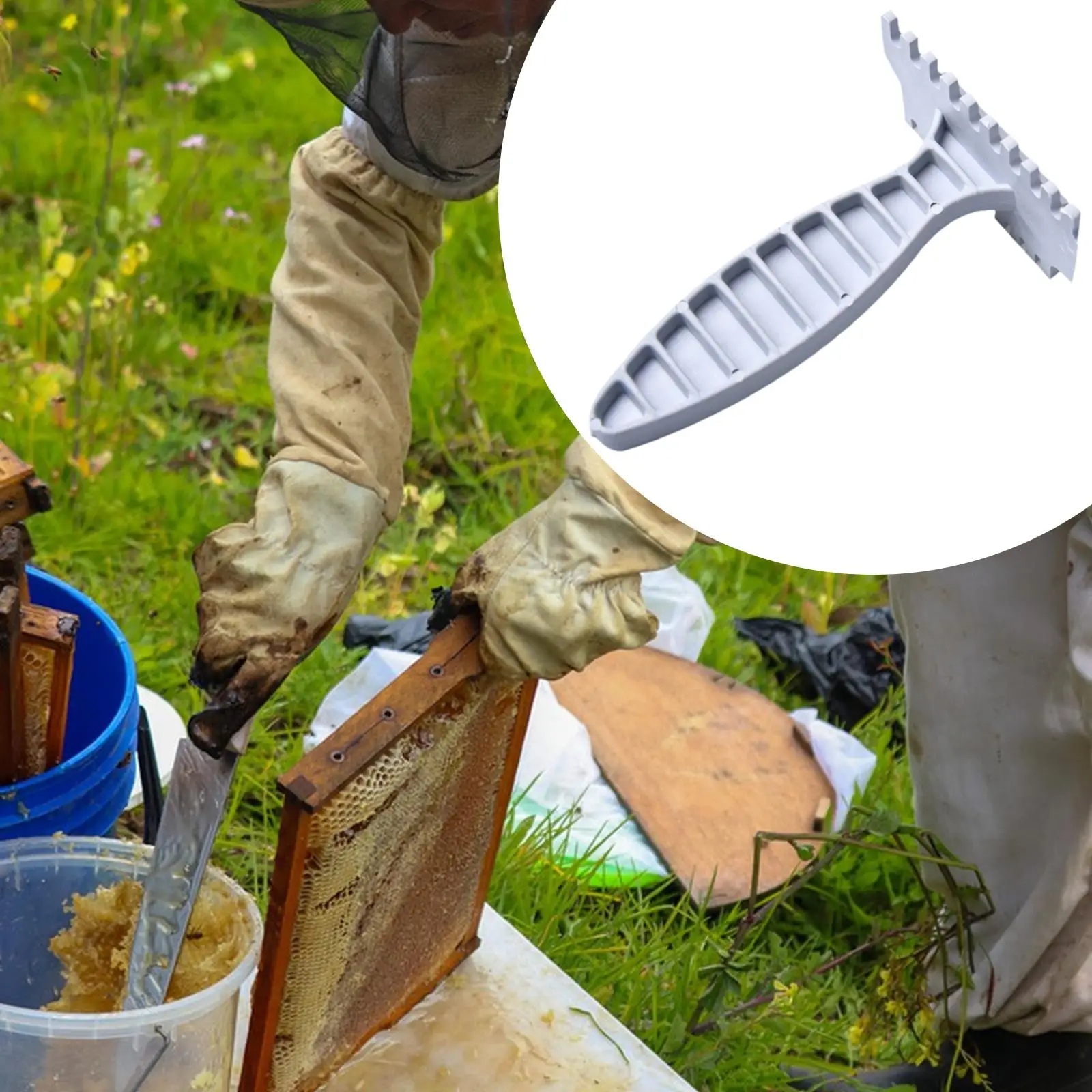 

Hive Excluder Cleaning for Farm Honey Keeper Beehive Quickly Apiculture Lightweight Accessory Comfortable Grip Beekeeper Tool