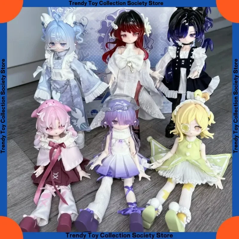 

In Stock Come4free Minty 1/8 Ocean Gem Series Blind Box Articulated Doll Cute Figurine Bjd Ornament Birthday Gift Collect