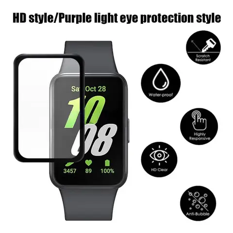 3D Curved Edge Screen Protector For Samsung Galaxy Fit 3 Soft Protective Film Cover For Galaxy Fit3 Not Glass Ultra-thin Films
