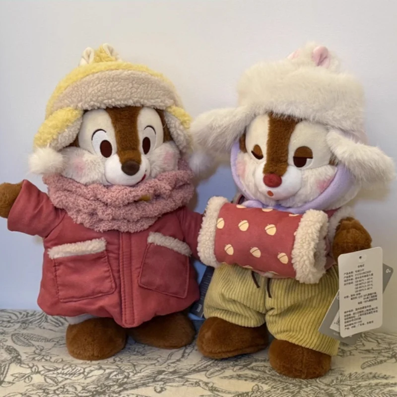 Peluche Invernale Disney Chip 'n' Dale 32cm 2026 - Giocattolo Ufficiale Autentico Articolato e Abbracciabile |   Regali perfetti per il nuovo anno