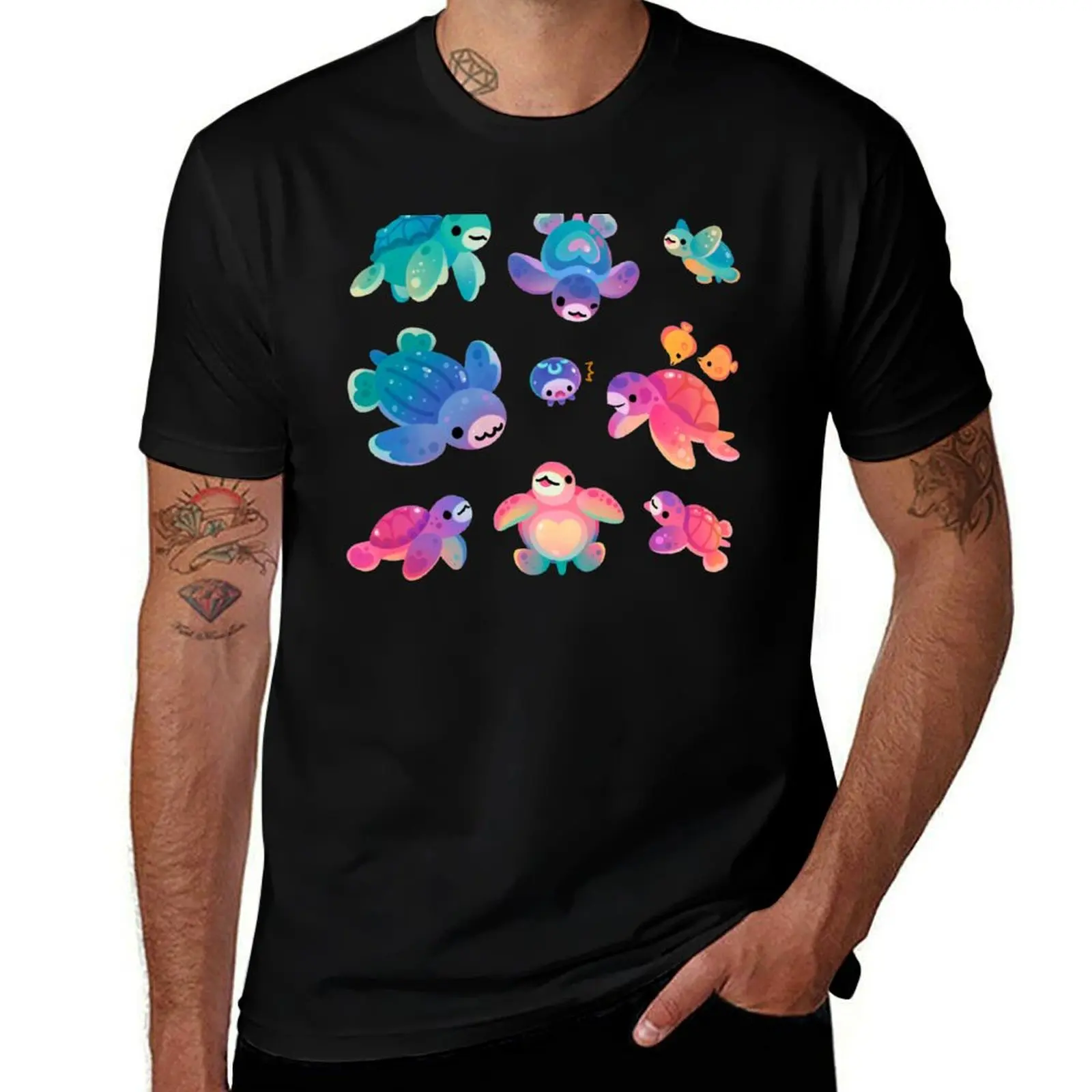 Sea turtle T-Shirt t shirt man cotton T-Shirt