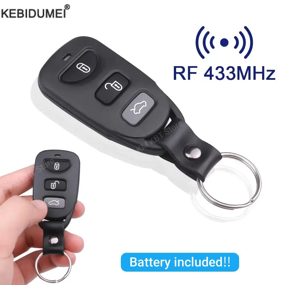 Universal 433Mhz Garage Door Opener Copy Remote Control Duplicator Key Fob Clone RF Wireless Transmitter