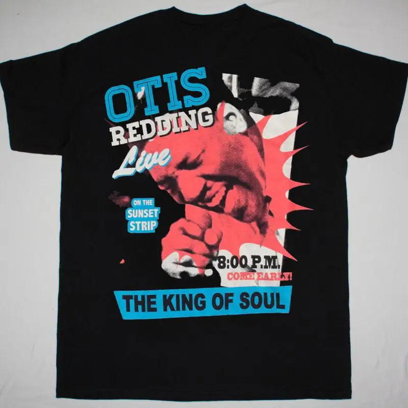 Camiseta con póster de Otis Redding, tamaño completo S a 5Xl