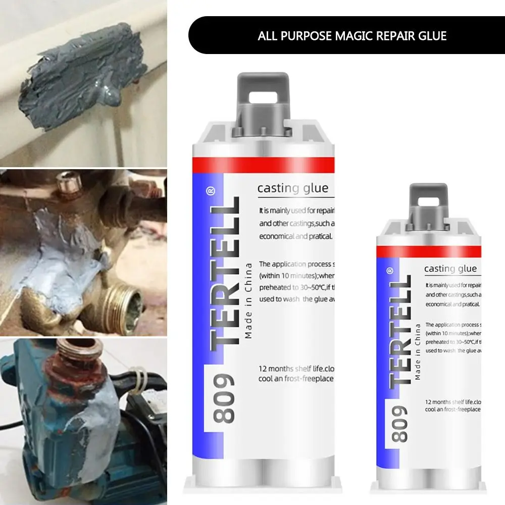

Casting Repair Glue All Purpose Magic Repair Glue for Metal Metal Repair for Metal Iron Steel Casting Defect Metal Repair Paste