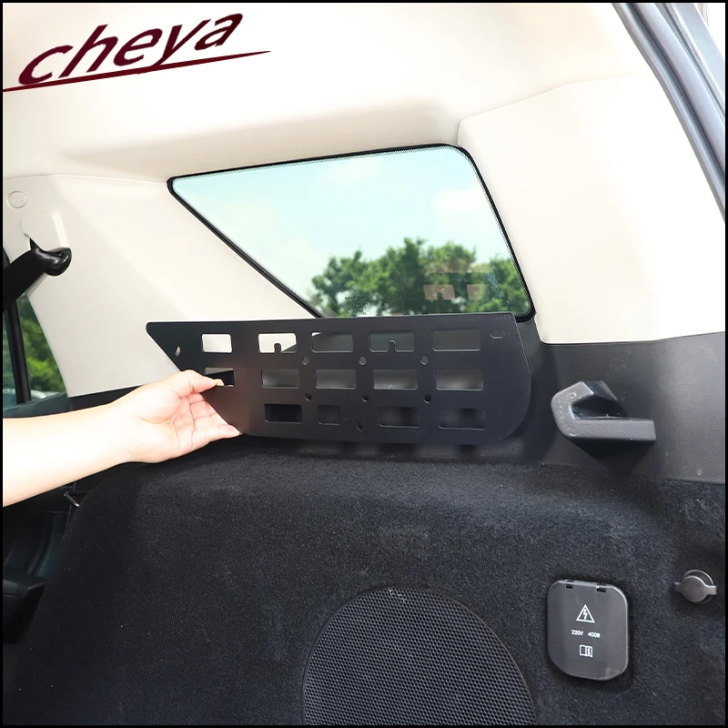 

For Tank 400 Hi4 2023+ Aluminum alloy Car Stowing Tidying Rear Window Side Trunk Storage Box Storage Accessories
