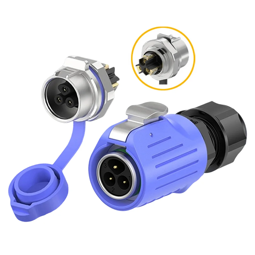 Industrial Grade Solder Connector with 2 3 4 or 5 Pins for Automotive Marine Agricultural and CCTV Installations