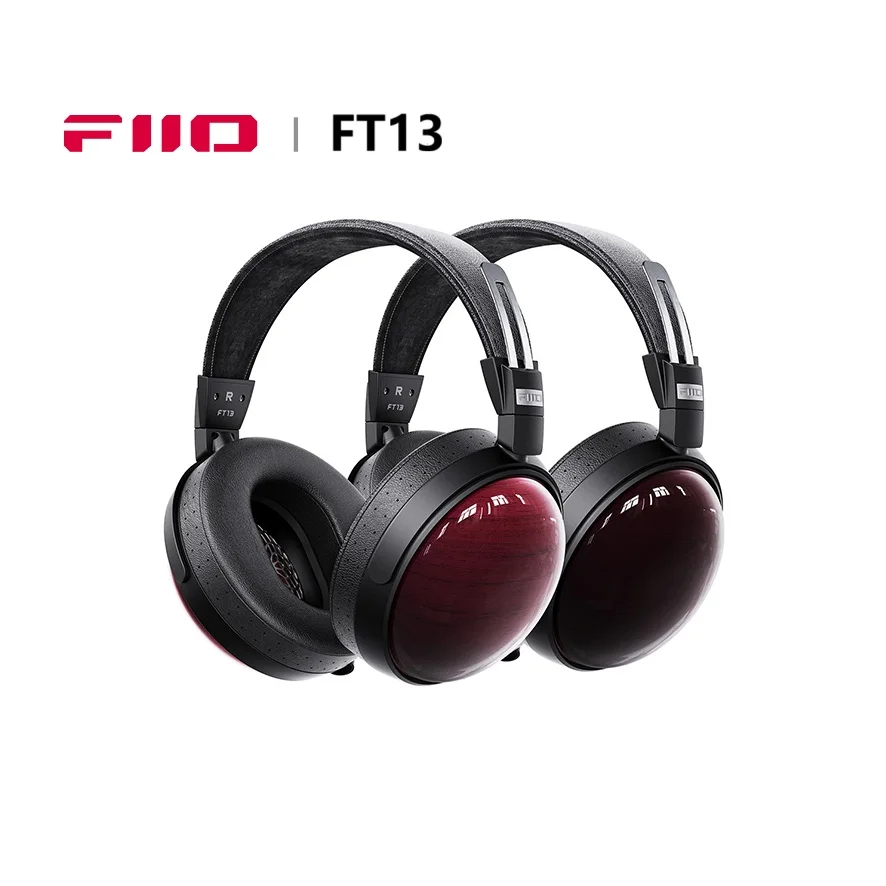 

FiiO FT13 Audiophile Closed-Back HiFi Headphones, 60mm Large Dynamic Driver with W-Shaped Wool Nano Wood Fiber Diaphragm
