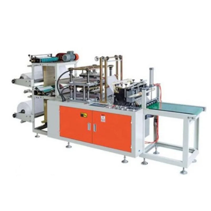 Gloves Manufacture Pe Glove Making Machine 4 Lines Pe Long Sleeve Glove Making Machine