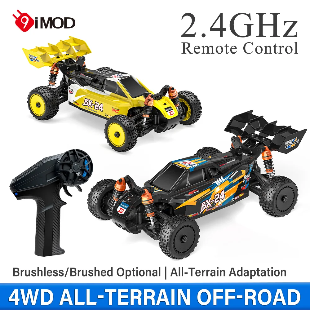 9IMOD 1/24 BX24 4WD RC Climbing Car Brushed & Brushless Versions Alloy Chassis Servo
