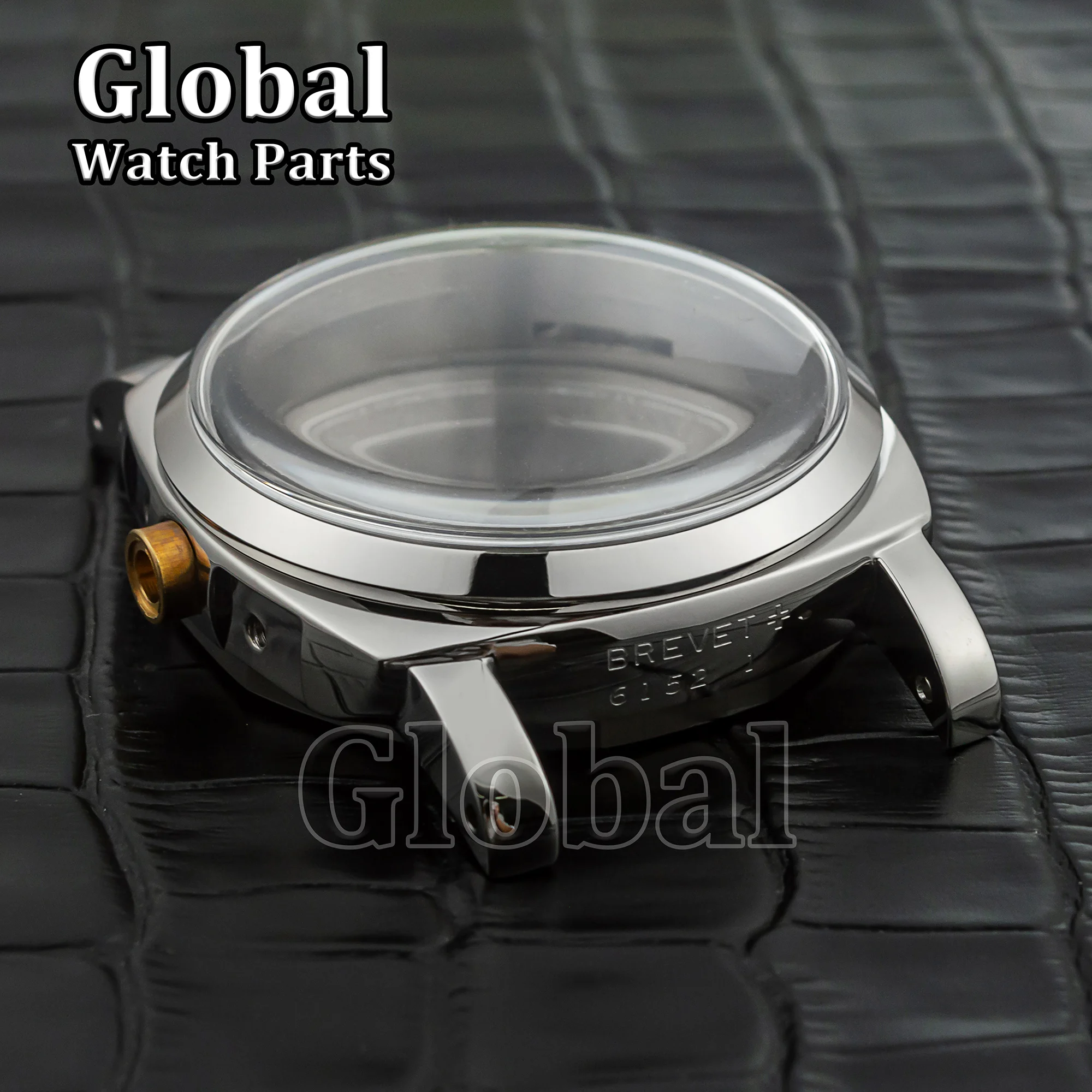 ل PAM 6152 حافظة من الفولاذ المقاوم للصدأ تنطبق ETA 6497/6498/ST3600 حركة الراقية خمر 10ATM مقاوم للماء قاعدة صلبة