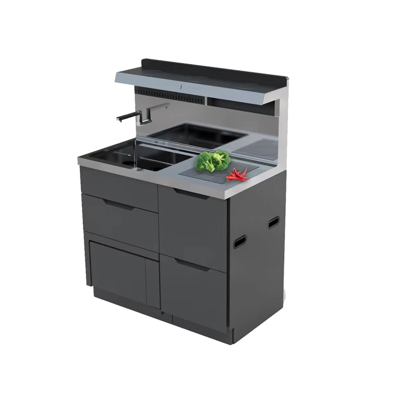 Custom Best Selling RV Kitchen Cabinet Multi Layer Drawer Storage Space Aluminum Camper Furniture Accessories Zero