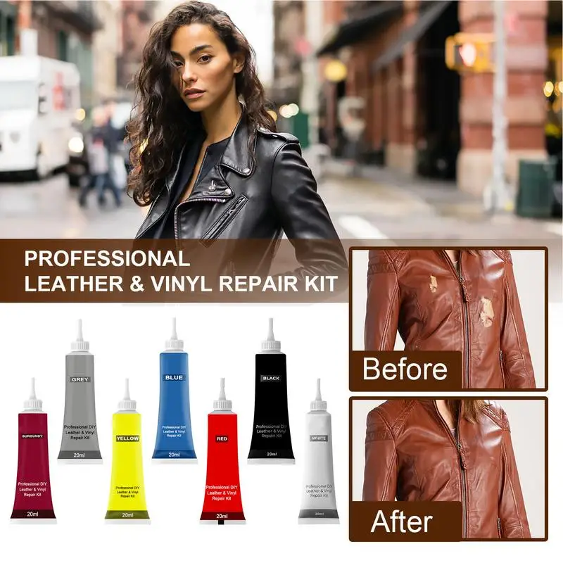 Leather Repair Gel For Car Seats Leather Conditioner And Leather Cleaner Use On Leather Apparel Furniture  Jackets Shoes 20ml