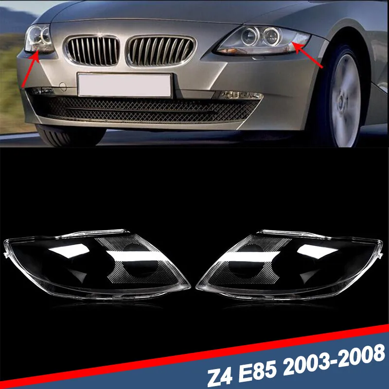 

Headlamp Cover For BMW Z4 E85 2003-2008 Car Transparent Cover Lampshade Lamp Shade Front Headlight Cover Lens
