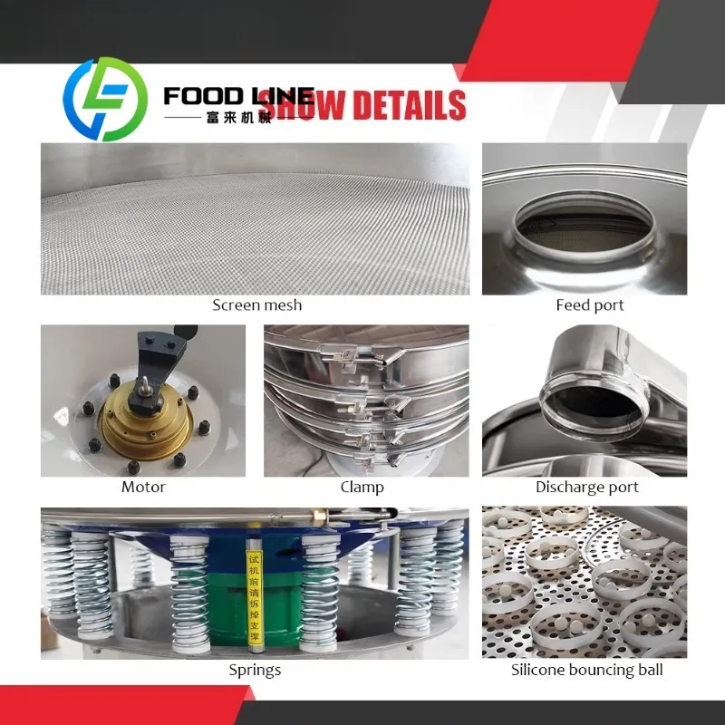 Rotary Vibrating Screen For Grain And Feed Professional Sieve Machine For Agricultural Product Processing And Sorting
