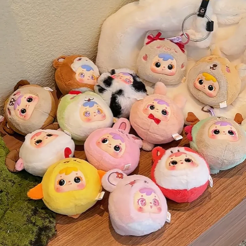

Samuel Mini The Twelve Chinese Zodiac Signs Plush Blind Box Kawaii Ornament Toys Backpack Pendant Mysterious Box Surprise Gifts