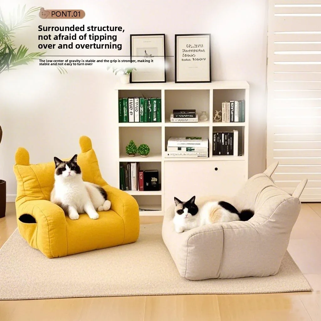 Small Sofa, Bear Sofa Chair, Reading Home,  Lazy, Comfortable - view 5
