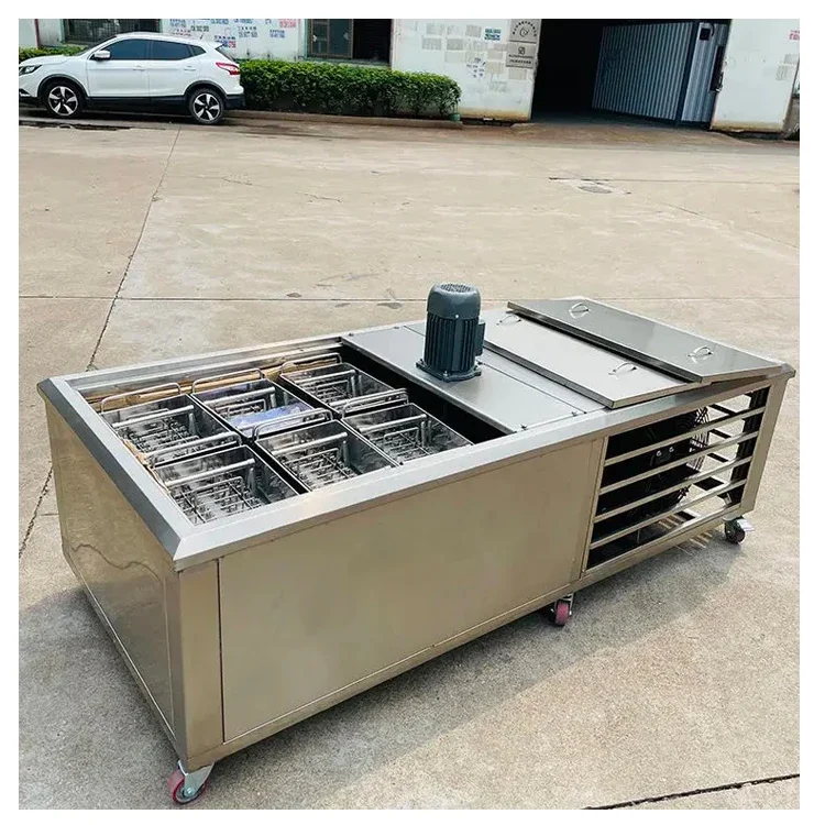 

Full Auto Commercial Fruit 12000 Lolly Popsicle Mold Maker Rotary Electric Automatic Stick Ice Cream Machine