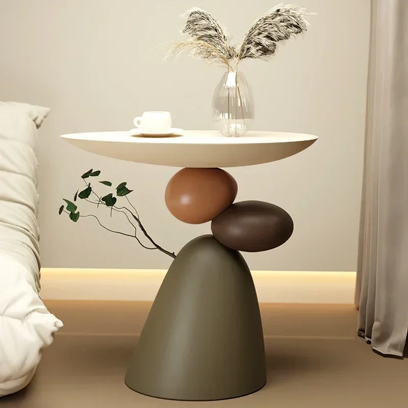 

Luxury Coffee Tables , Minimalist Modern Corner Coffee Table , Cute Round Mesa De Centro , Resin Living Room Furniture