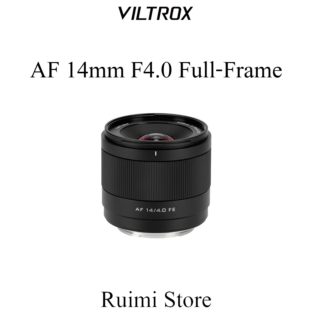 Objectif plein cadre Viltrox AF 14 mm F4.0 Air pour appareils photo sans miroir Sony E / NZ Mount