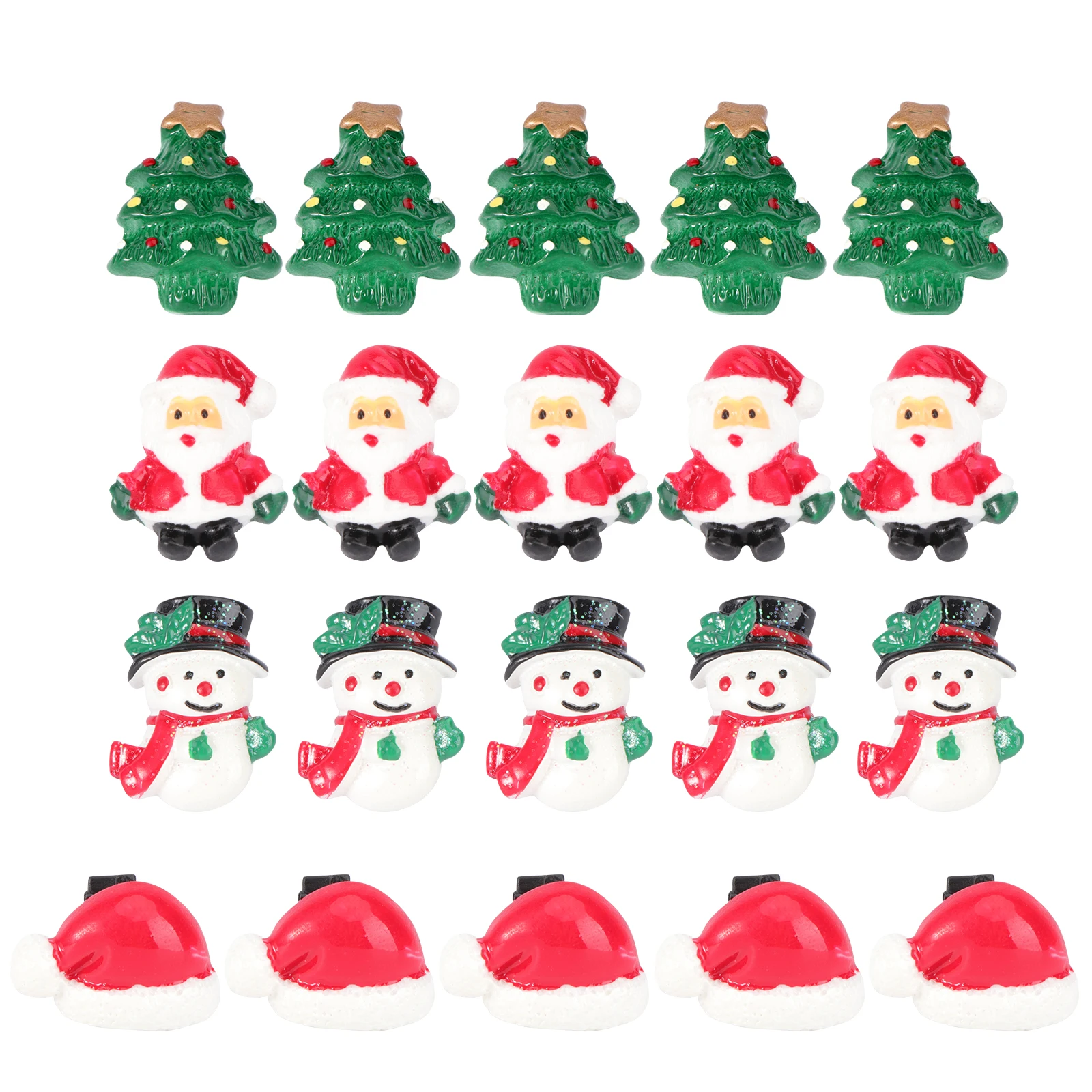 

20pcs Christmas Shoe Buckles PVC Cartoon Decorative Shoelace Adornment Shoes Accessory Festive Color Design Easy Install Unique