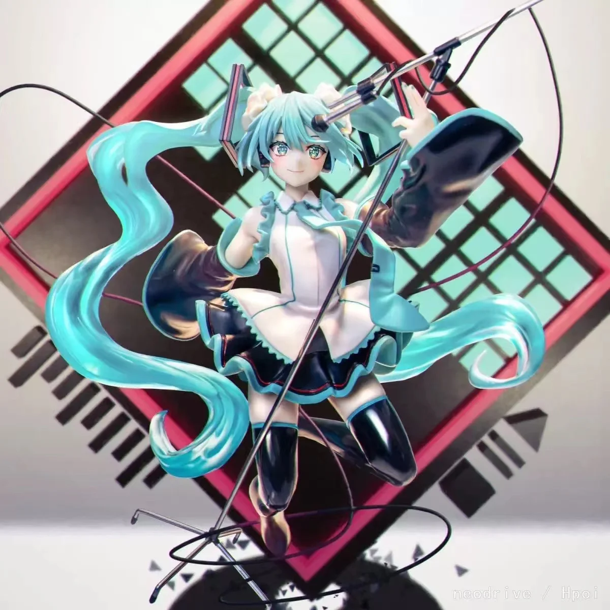 

Original Amp Vocaloid Hatsune Miku Figure Miku Birthday 2023 Ver. 16th Anniversary Artist Action Figurine Anime Model Toy