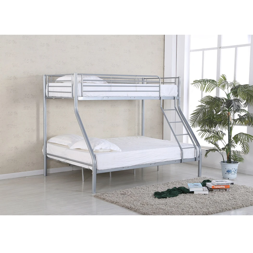 Manufacturer Price Dormitory Adult Cheap Iron Bunkbed Modern Twin Double Metal Frame Steel Bunk Bed For Sale