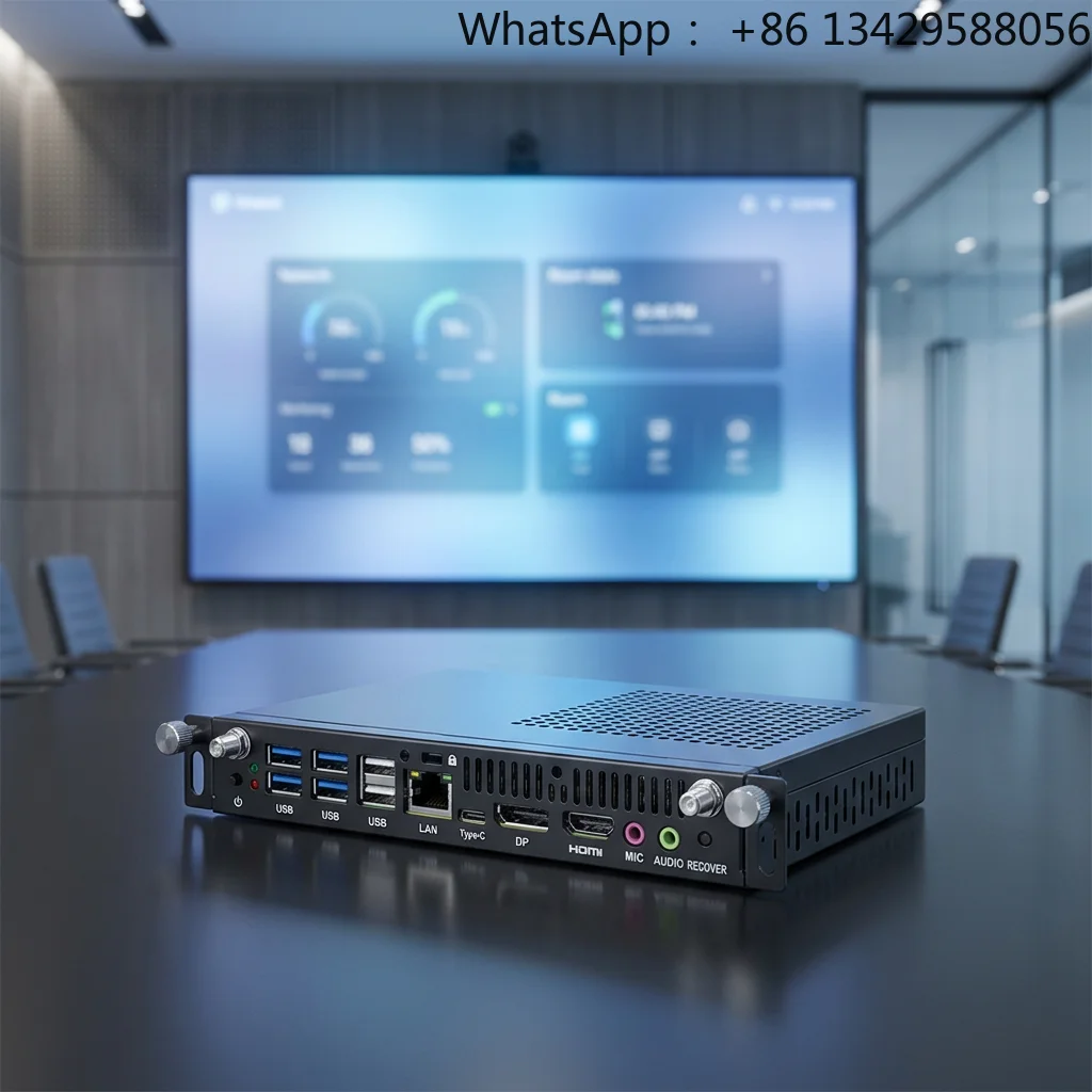 Fanless Industrial OPS Module INYUDA M12U M13U 12th/13th Gen Intel Core I5 I7 Computer for Interactive Whiteboard Screen Use