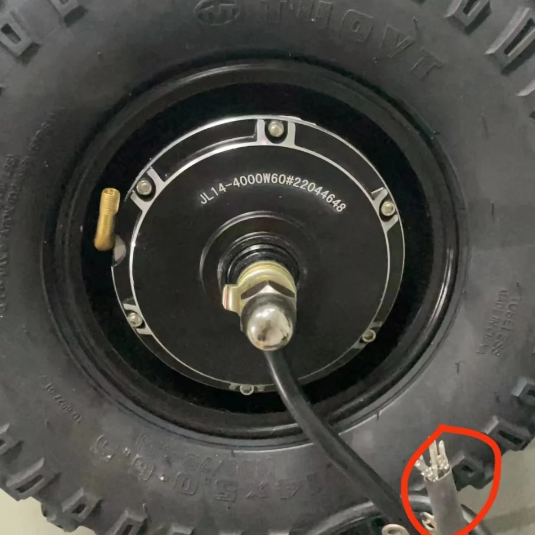 คุณภาพดีที่มีประสิทธิภาพ JL 13/14 นิ้ว 4000W 5000W ยางไฟฟ้าสกู๊ตเตอร์มอเตอร์สําหรับขาย