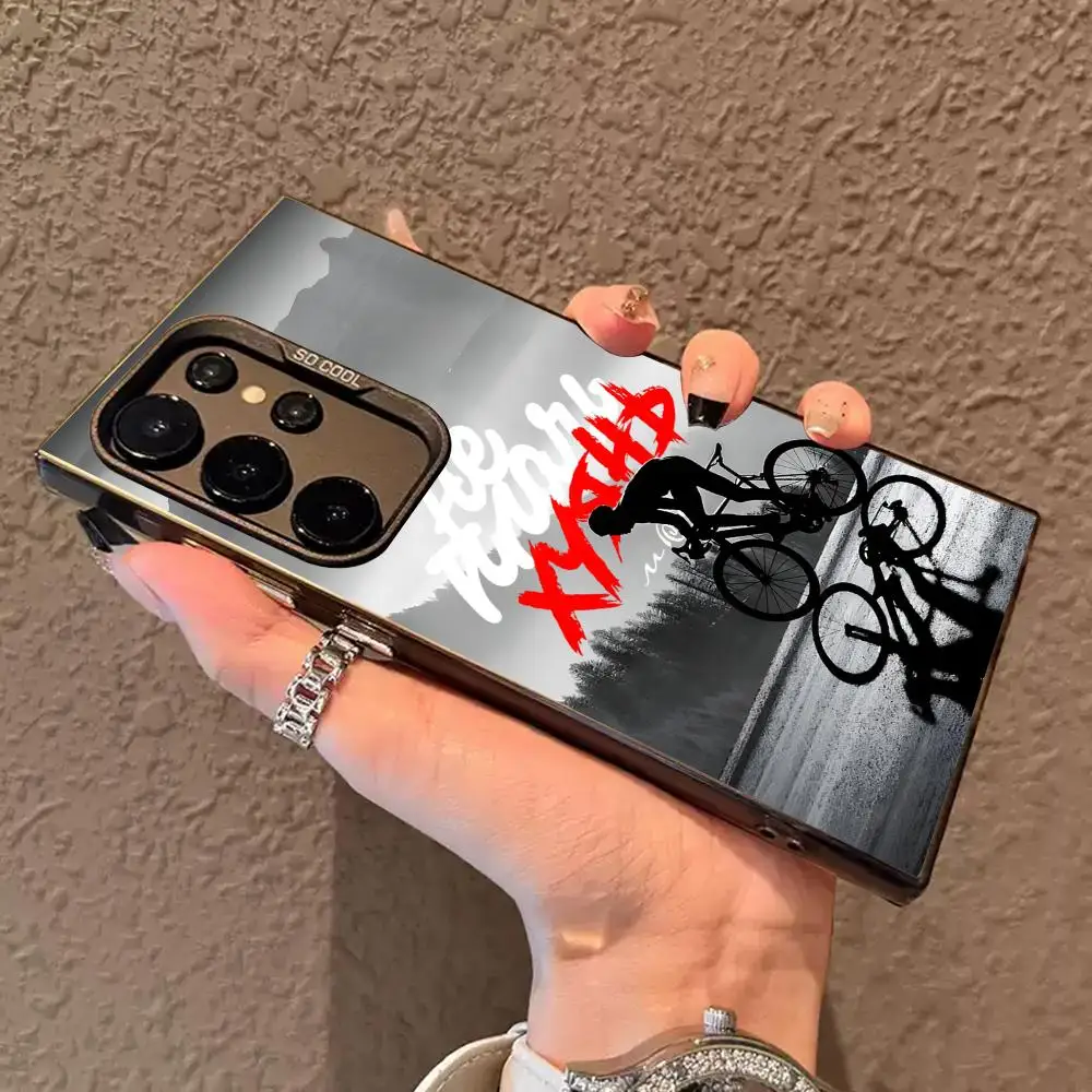 I-Ironman Triathlon marathon Phone Case IMD Colorful Silver Suitable case For SamsungS25 S24 S23 S22 S21 S26 Plus Ultra Fold A