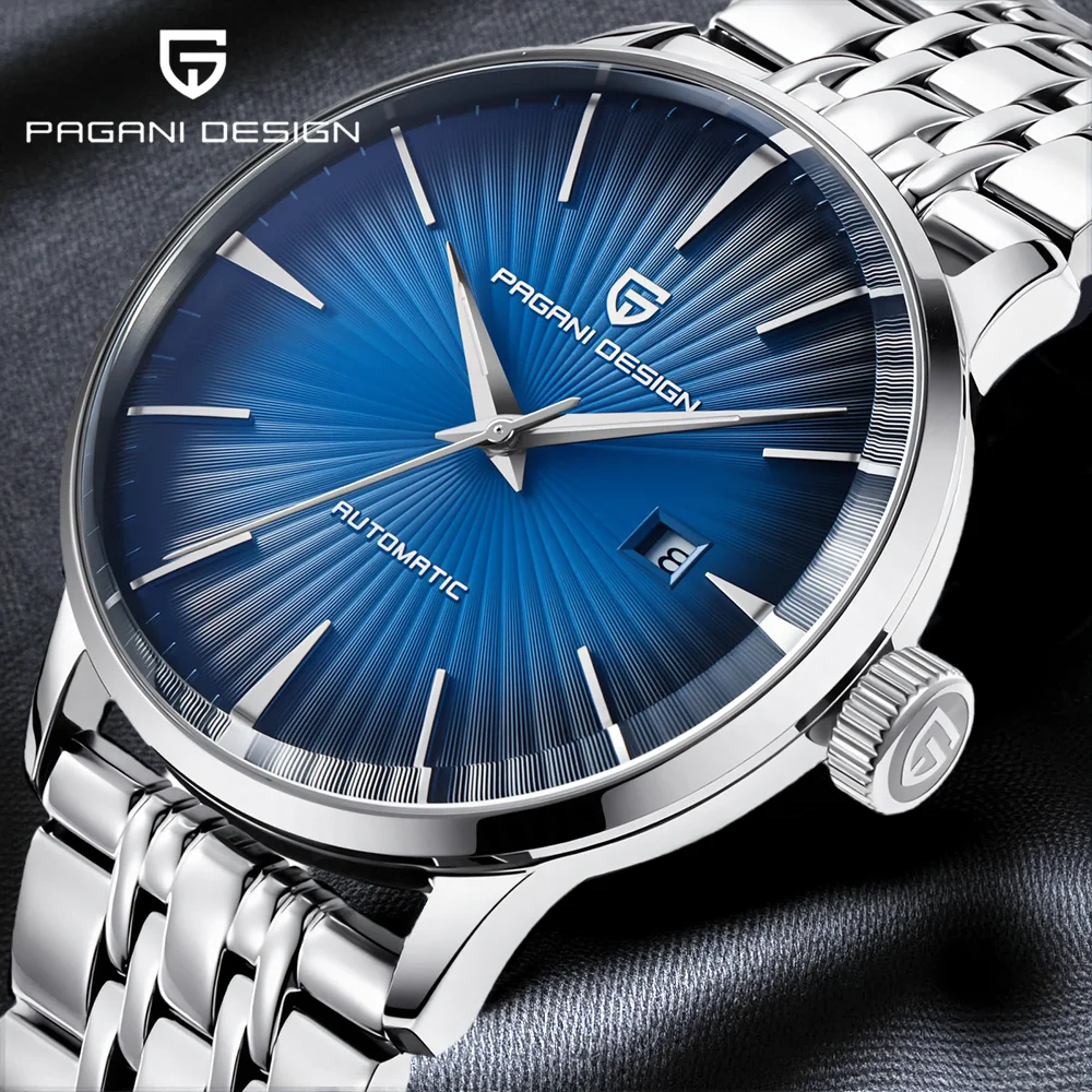 PAGANI Mechanical Watch Men's Fashion Waterproof Steel Strip Watch