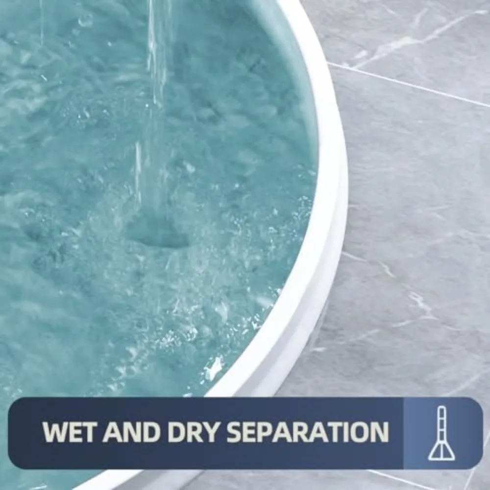 7cm Height Shower Water Barrier Self Adhesive Easy Install Water Stopper Strip Flexible Sink Edge Sealing Strip