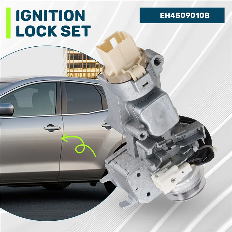 FAST-EH45-09-010B مجموعة قفل الإشعال بالسيارة الذكية بدون مفتاح لمازدا CX-7 ER 2010-2012 EH4509010B #3