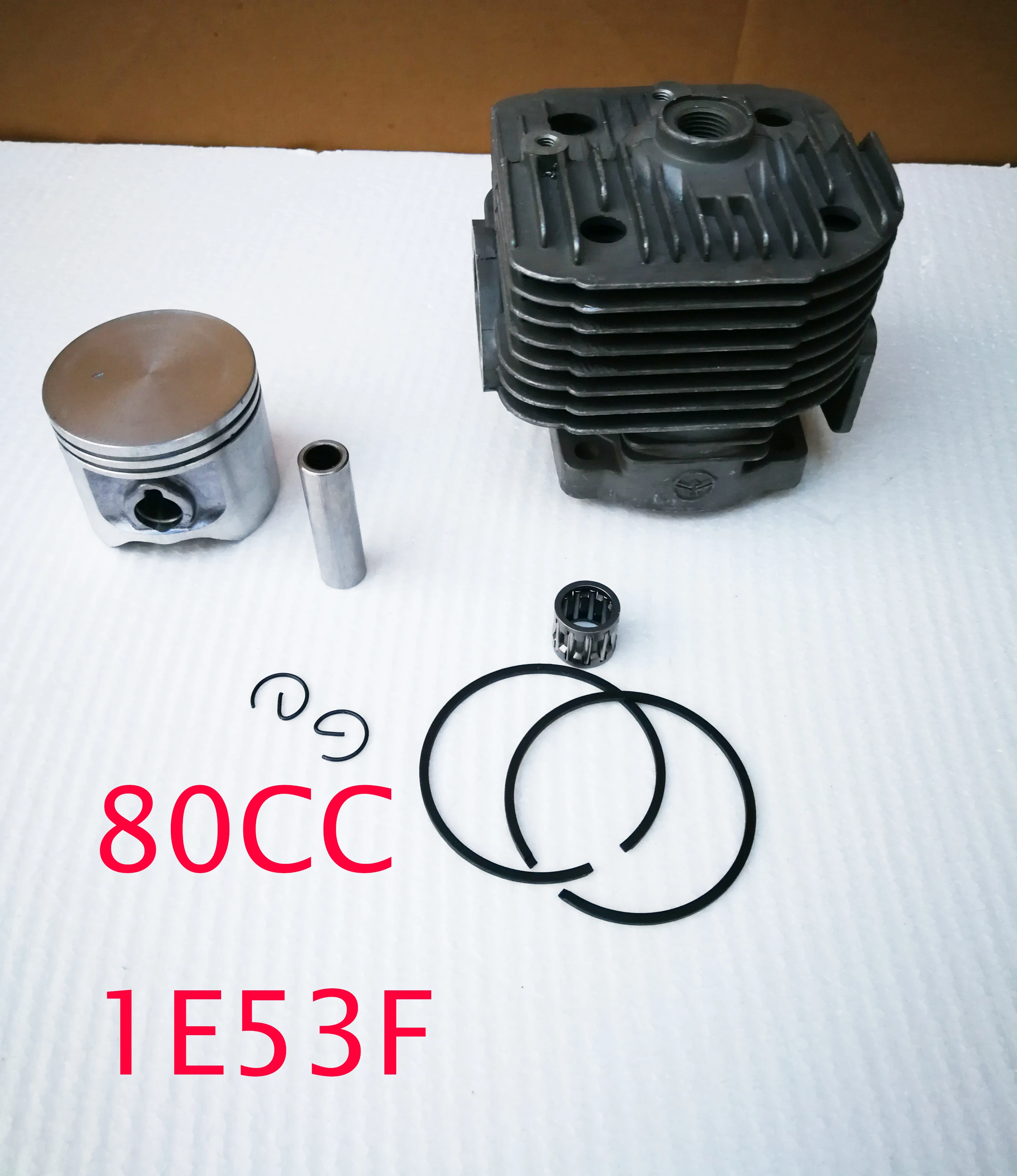 Imagem -03 - Anel de Pistão do Cilindro 53 mm Motor 1e53f 80cc Peças Reposição para Cortador Escova Scooter Evo Terra Broca Huasheng Externo