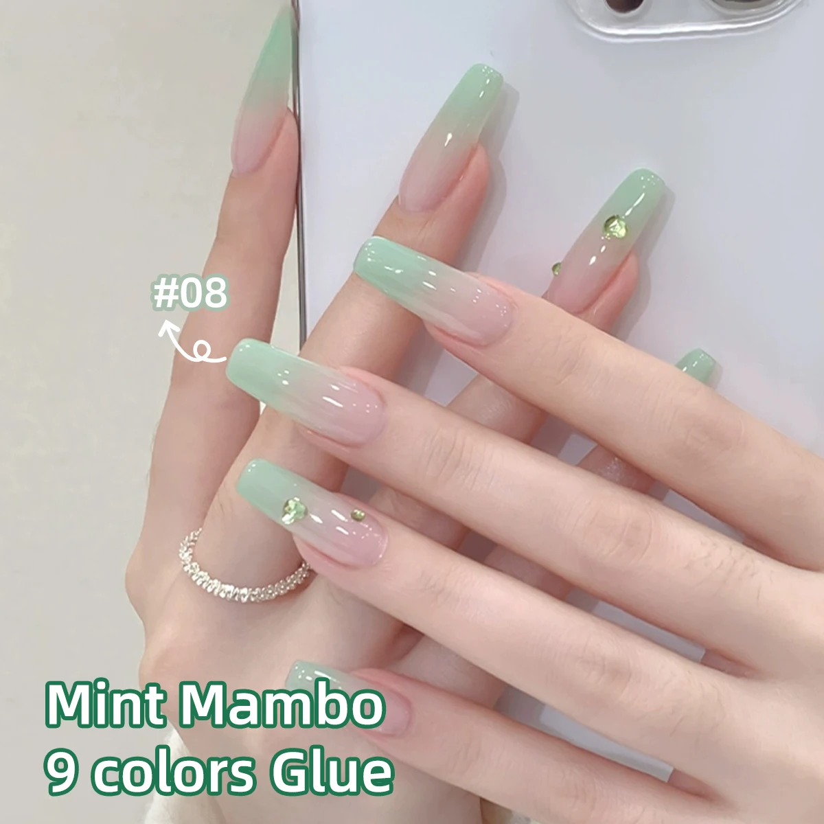 9-colors patter glue smudges canned high saturation popular semi-solid nail polish glue nail salon for special use