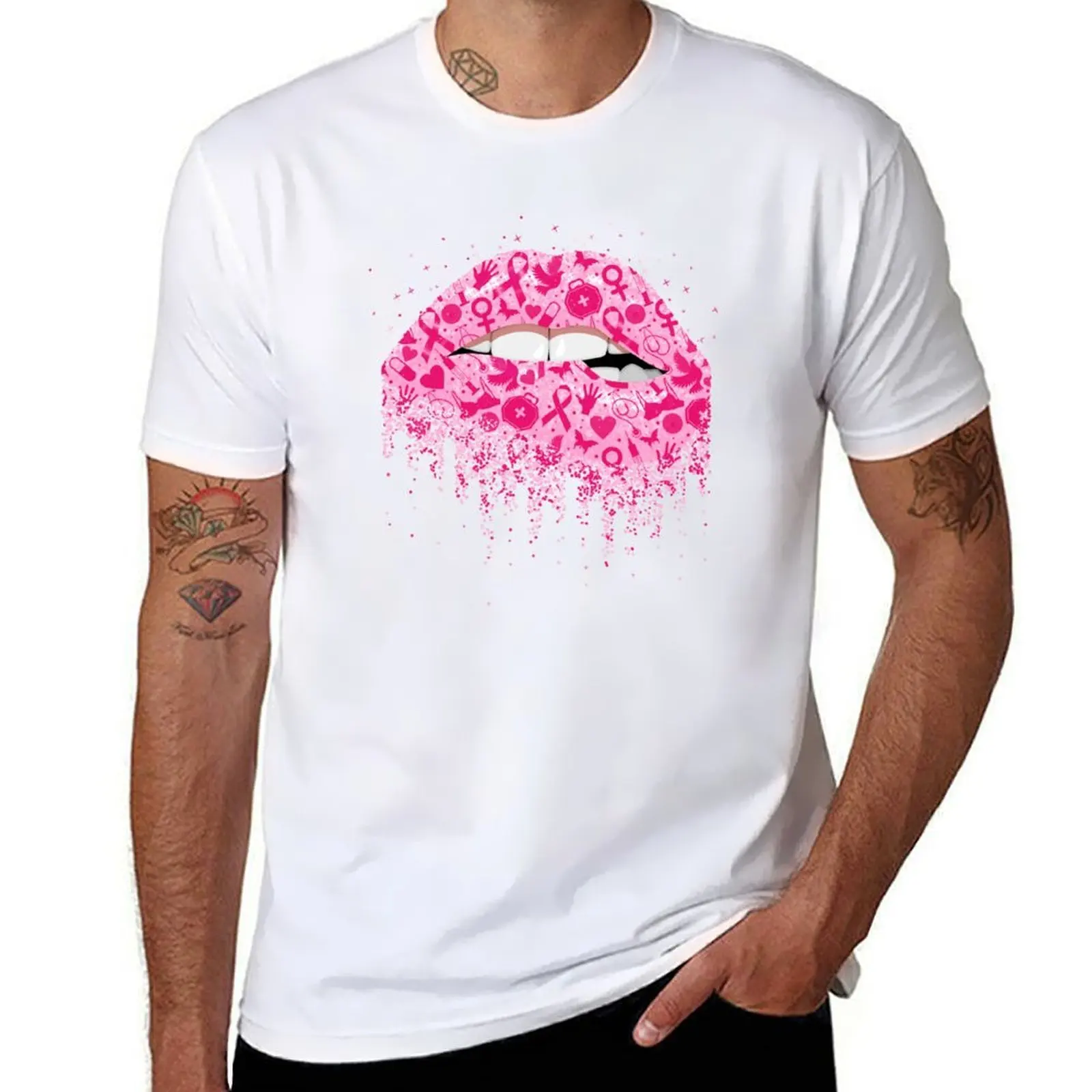 

Fight Breast Cancer T-Shirt man t shirt designer t shirt custom print T-Shirt