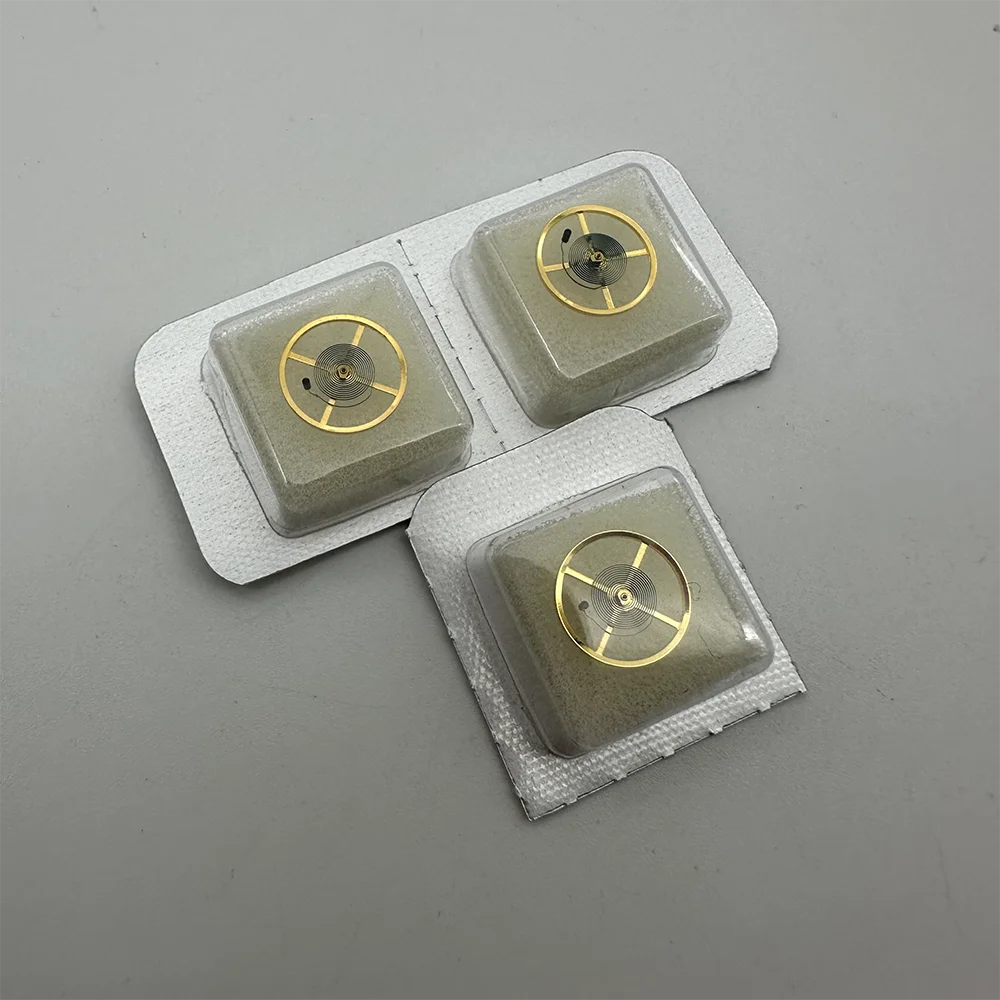 Watch Accessories Balance Wheel Suitable for Shanghai 3186 3135 Movement Full Swing Blue Oil Wire