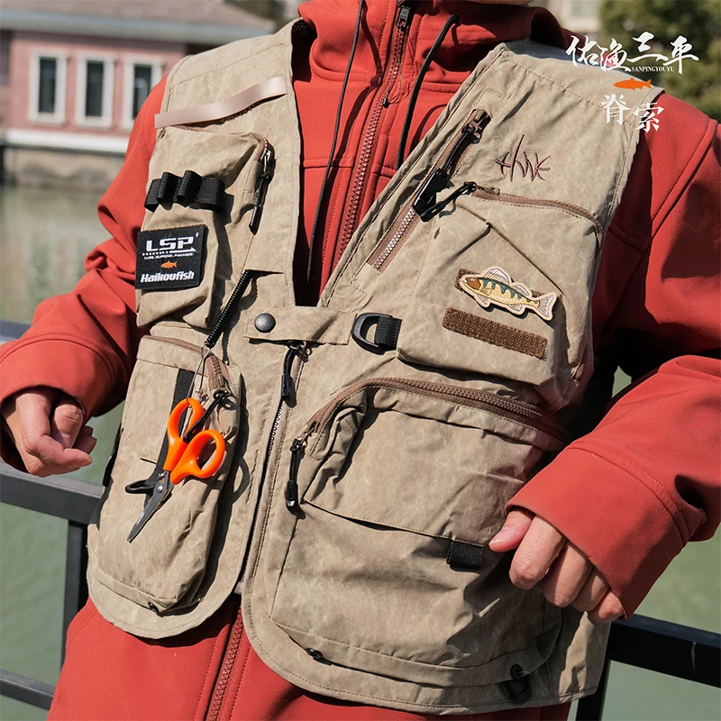 HAIKOUICHTHYS&LSP 2025 新しいフィッシ - Fishing Vest のレビューと価格