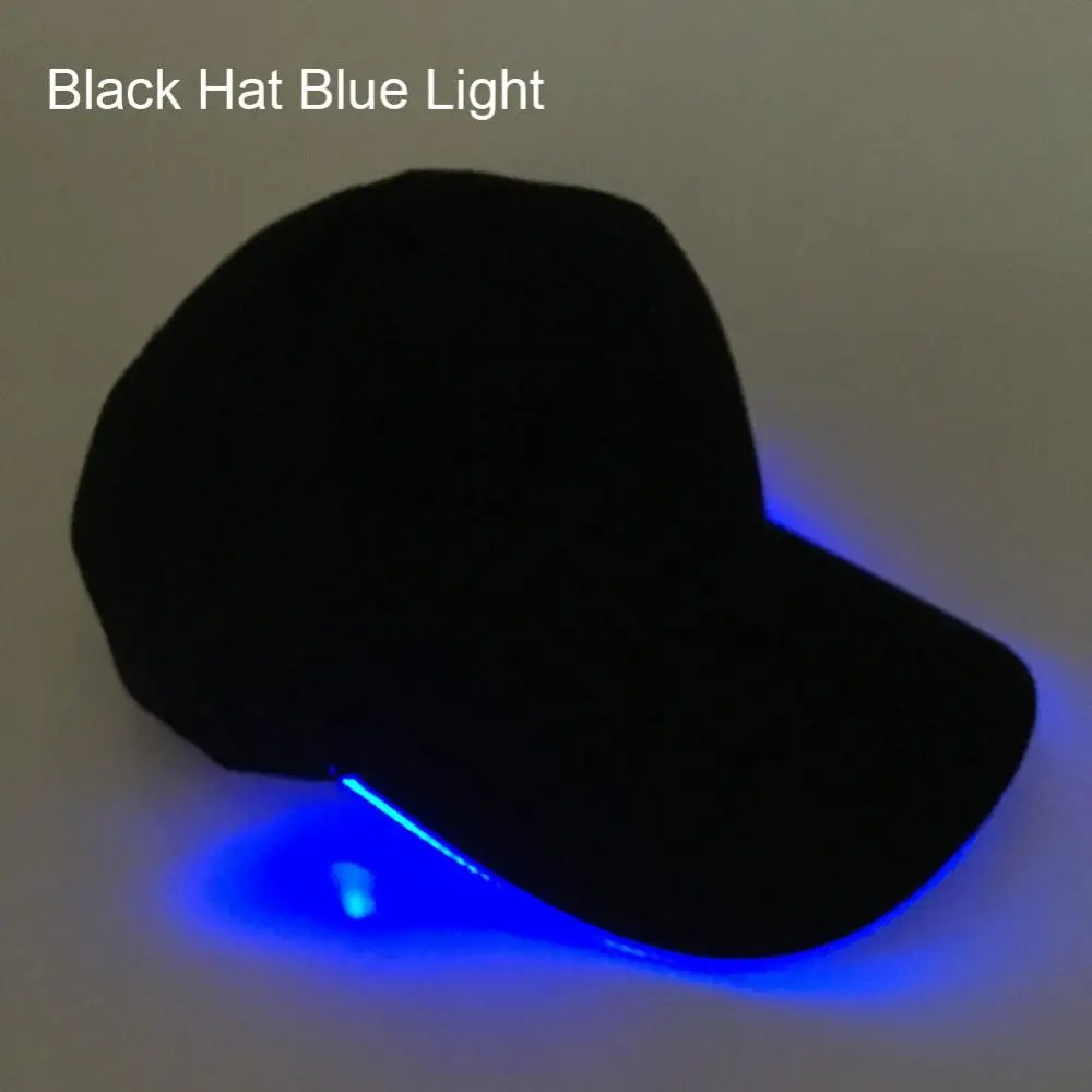 Men Hat Cap LED Light Up Baseball Glowing Hats For Women Night Running Caps LED Luminous Club Party Hip Hop Golf Caps Visors