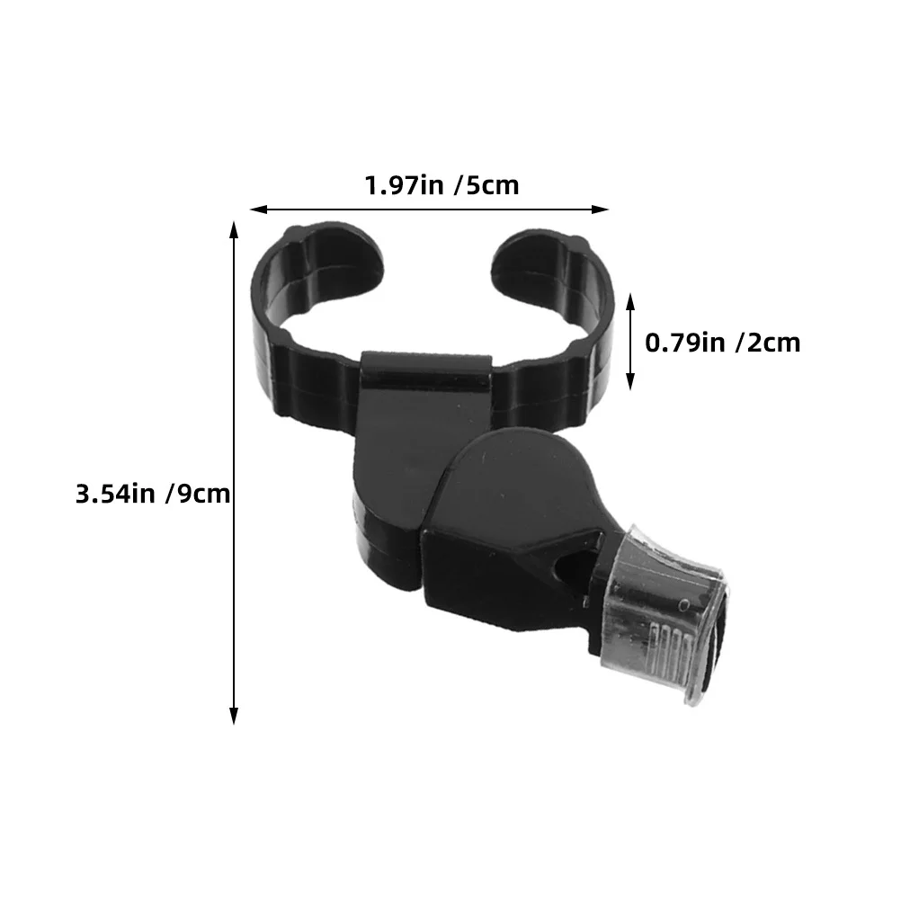 4Pcs Ring Attached Referee Whistle Loud Dual Tone Basketball Soccer Volleyball Outdoor Sports Emergency Whistle