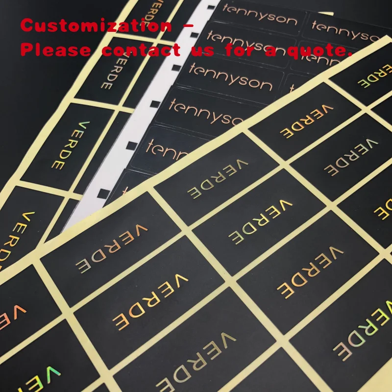 

на заказ. Термальные самоклеящиеся прочные клеевые наклейки из фольги на заказ, бумажные этикетки