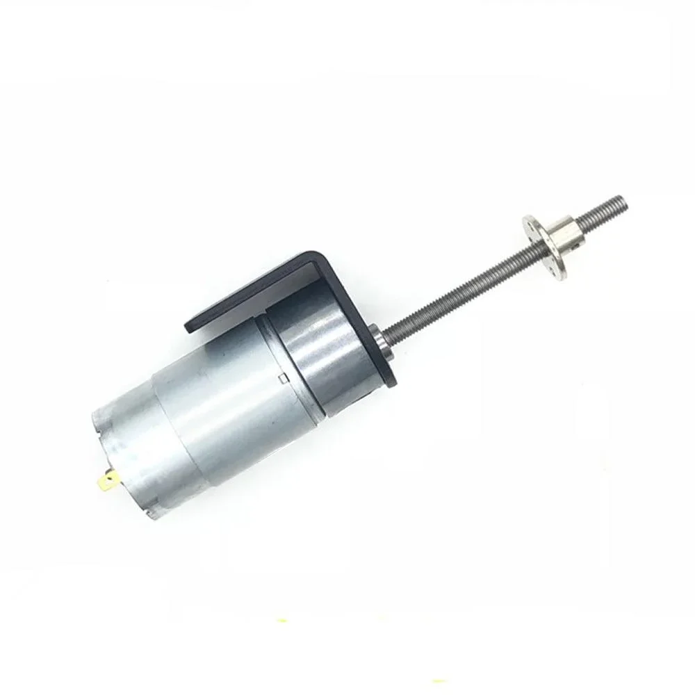 طويل الرصاص المسمار رمح موتور تيار مباشر فرشاة المغناطيس الدائم 3 أشهر مع شفة JGB37-555 SZCMMOTOR ماكس 25 كجم. سم 0-960 دورة في الدقيقة