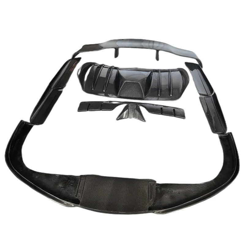 

For Ferra ri F430 carbon fiber body kit Harm style front bar edge rear diffuser side skirt spoiler