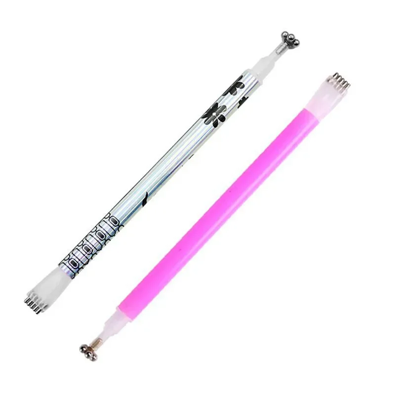 

1 Pcs Double ended Cat Eye Magnet Pen Magical Stick Flower Stripe Grid For Magnetic UV Gel Manicure Beauty DIY Nail Art Tools