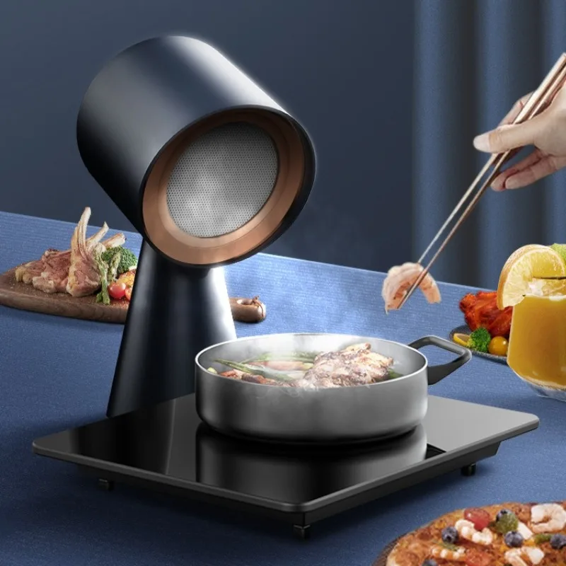 Mini-Dunstabzugshauben für Zuhause, Desktop, Wohnzimmer, Grill, tragbar, zwei Geschwindigkeitsstufen, hohe Saugkraft, freie Einstellung von Höhe und Winkel