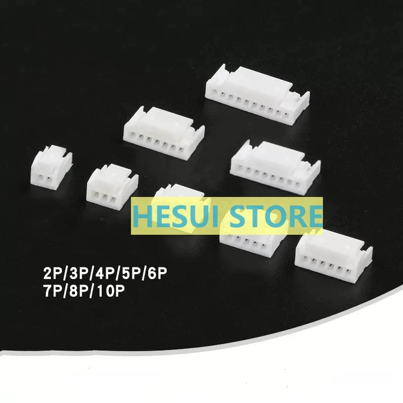 10 PCS GH1.25 2/3/4/5/6/7/8/10P rubber shell 1.25mm spacing with locking connector connectors