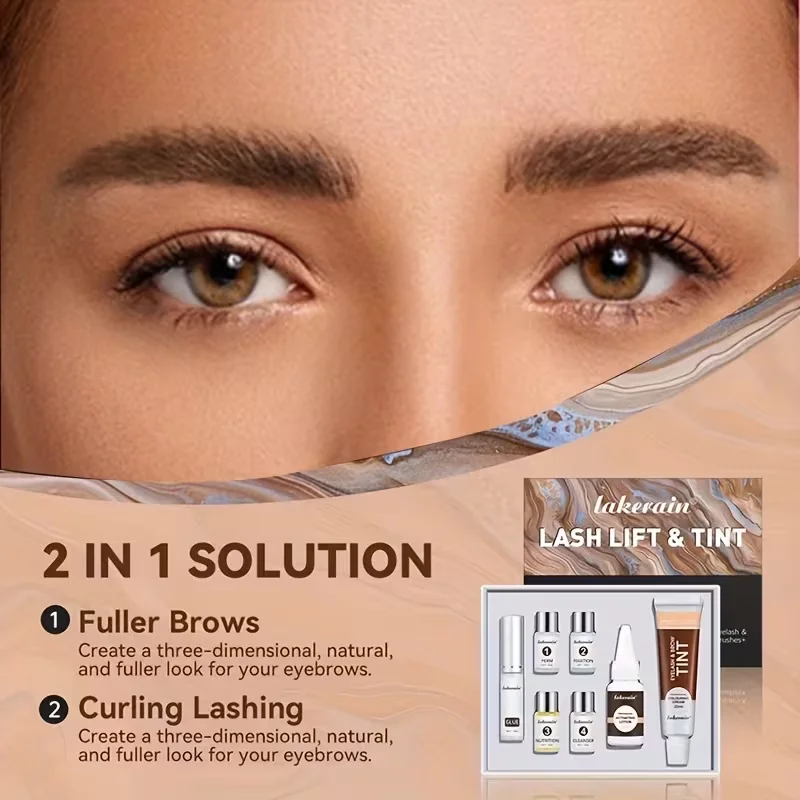 まつげパーマキット プロ仕様 まつげティントキット 2in1 まつげティント 眉ティント 眉染め 目元 まつげ 眉毛 メイク