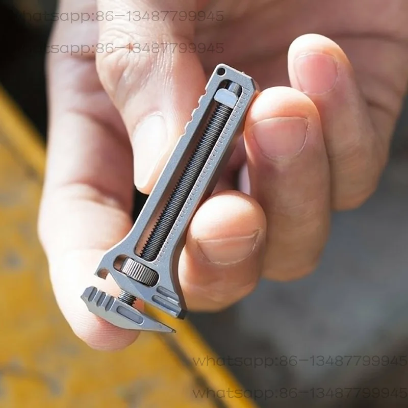 

TiSpanner Compact Titanium Multitool is Always Within Reach for Everyday Preparedness EDC tool Calipers