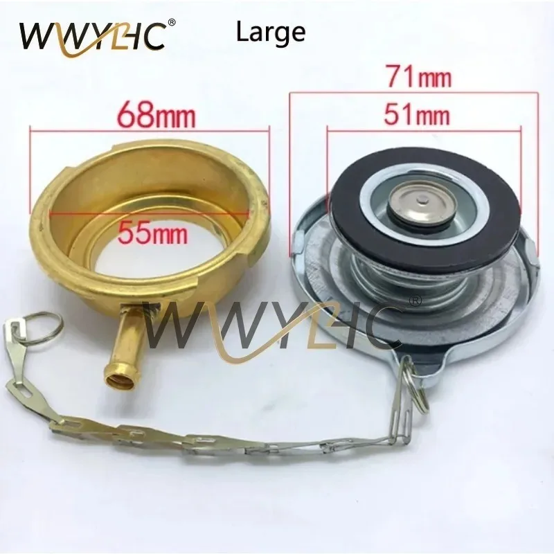 Suitablefor  Car Radiator Cap Universal Radiator Cap Nozzle Cover Loader Forklift Truck Agricultural Vehicles Big Small Size 1PC