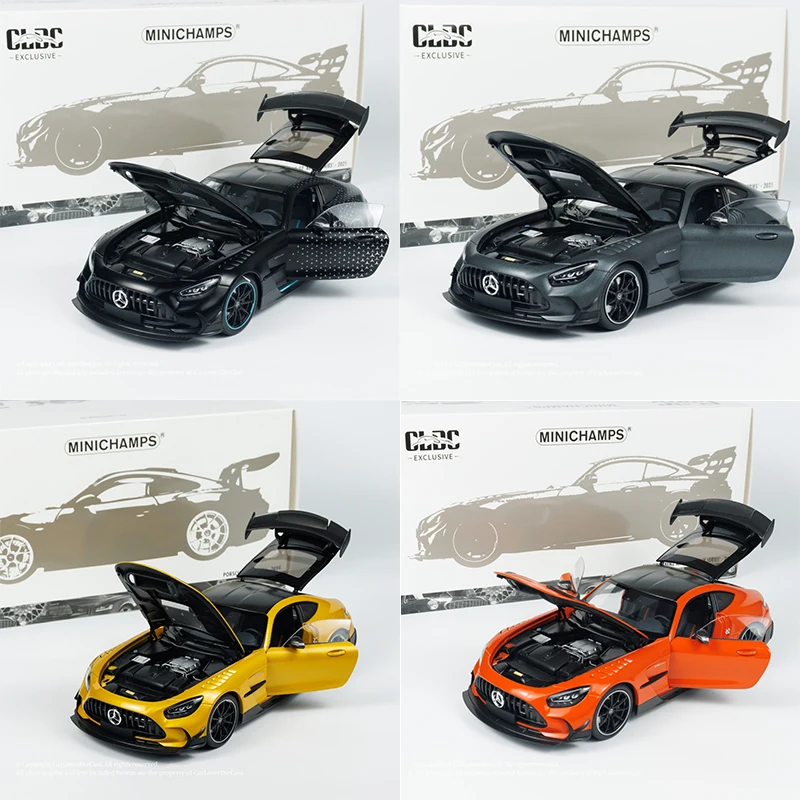 MINICHAMPS 1:18 AMG-GT BLACK SERIES 2021 CLDC Exclusive Diecast Full Open Collection Model Car